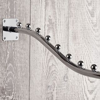 Wieszak łukowy montowany do ściany/płyty 35cm - 2