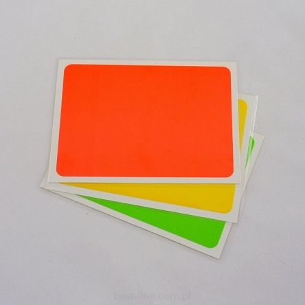 Etykieta laminowana czysta A5