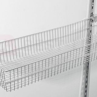 Kosz z drutu 100x35 Szyna Universal CHROM - 2