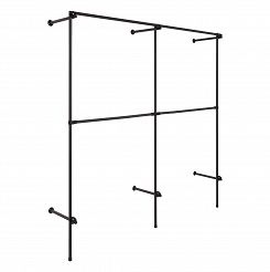 Regał regulowany 250x200x40 BLACK