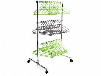 Stojak regulowany na kółkach 50x40x100cm na wieszaki