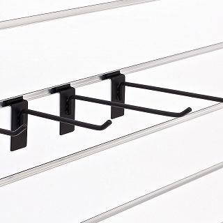 Zawieszka pojedyncza Slatwall czarna - 2