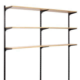 Garderoba dwumodułowa - gł. 40cm - OPTIB7-40 - BLACK - 2