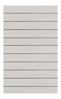 Panel MDF Slatwall Popiel (U112 PE) + wsuwki ALU (odstępy co 15cm) 100x165cm