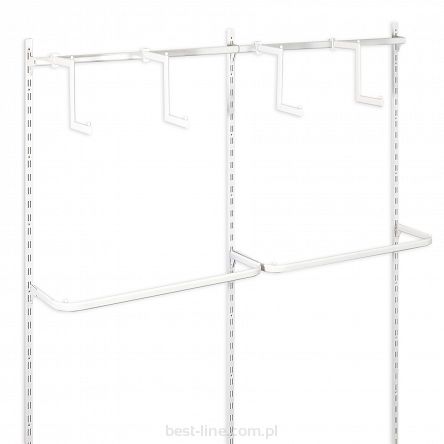 Garderoba dwumodułowa - OPTI-W91 - WHITE