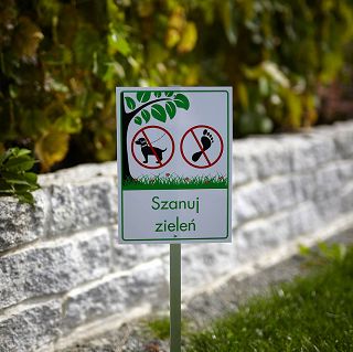 Tabliczka z trzonkiem 