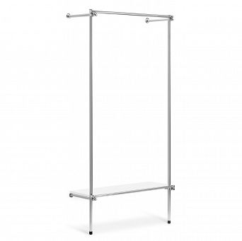 Regał z półką 1x2m