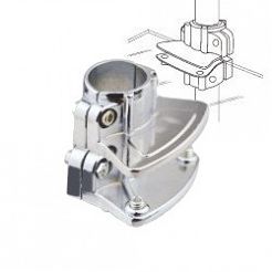 Złącze do płyt lub szkła "szczęka" jednostronne fi25mm