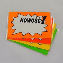 Etykieta cenowa laminowana NOWOŚĆ 20szt.