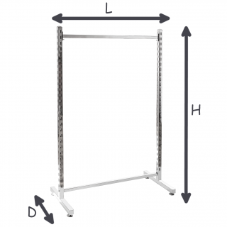 Stojak z profilu wolnostojący 100x150x50cm - 3