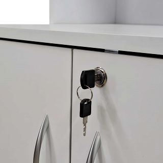 Szafka recepcja z nadstawką 