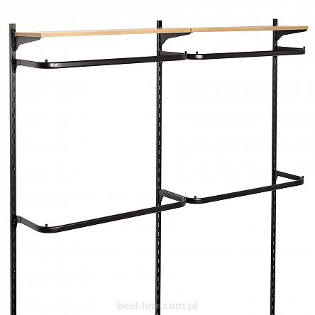 Garderoba dwumodułowa - OPTIB5 - BLACK