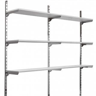 Garderoba dwumodułowa - gł. 40cm - OPTI7-40 - CHROM - 2