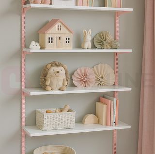 Garderoba jednomodułowa - gł. 30cm - OPTIP7 - PINK - 5