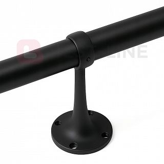 Uchwyt dystansowy z blokadą fi25mm BLACK - 2