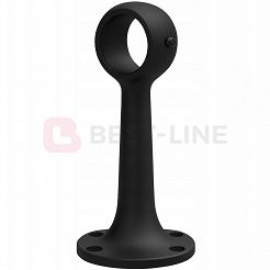 Uchwyt dystansowy z blokadą fi25mm BLACK