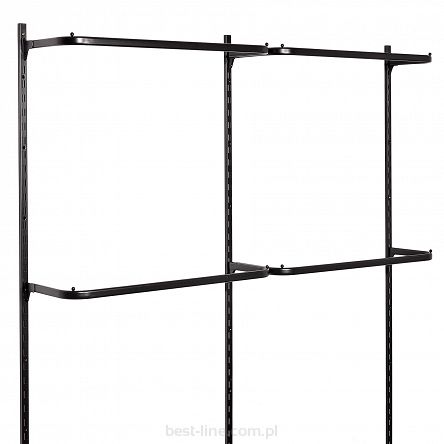 Garderoba dwumodułowa - OPTIB6 - BLACK