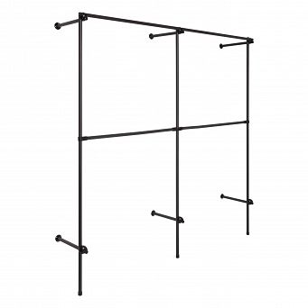 Regał regulowany 200x200x40 BLACK