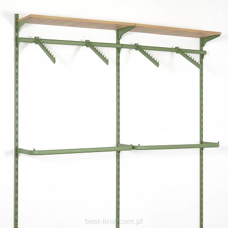 Garderoba dwumodułowa - OPTI-ZL1 - GREEN