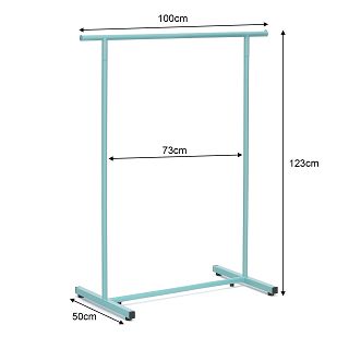 Stojak ubraniowy LOFT wys. 1,2m szer. 1m BLUE - 2