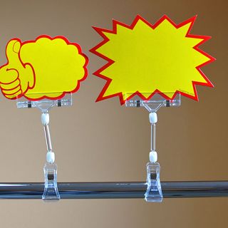 Klips - zawieszka do etykiet - 2