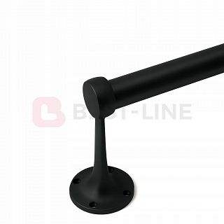 Uchwyt dystansowy z blokadą końcowy fi25mm BLACK - 2