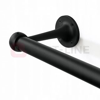 Uchwyt dystansowy z blokadą końcowy fi25mm BLACK - 3