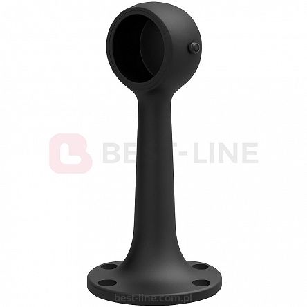 Uchwyt dystansowy z blokadą końcowy fi25mm BLACK