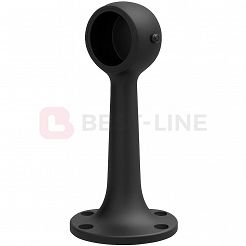 Uchwyt dystansowy z blokadą końcowy fi25mm BLACK