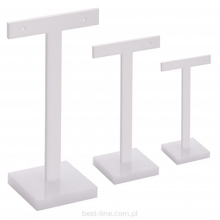 Ekspozytor na kolczyki 3w1 Biały