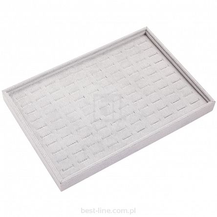 Tacka na pierścionki szara