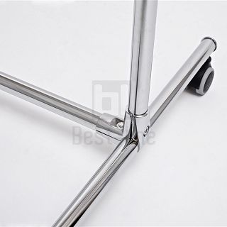 Stojak, wieszak ubraniowy na kółkach 140x120x50cm - 6