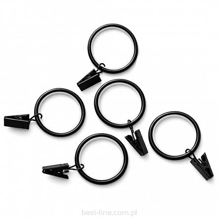 Żabki czarne do przymierzalni przebieralni