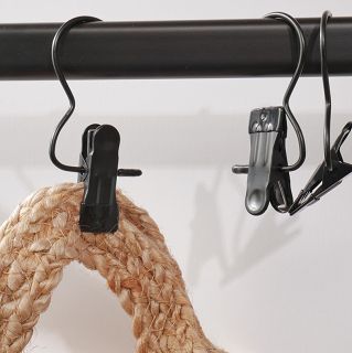 Wieszak pojedynczy klamra CZARNY MAT - 3