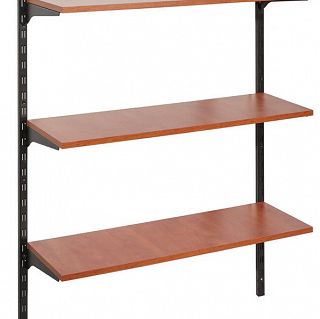 Półka + wsporniki 40cm universal (czarne) w różnych rozmiarach - 3