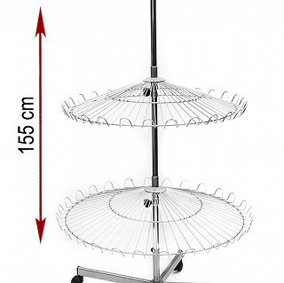 Stojak na buty okrągły 3 półki - 2