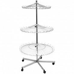 Stojak na buty okrągły 3 półki