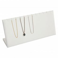 Ekspozytor z nacięciami na bransoletki Biały