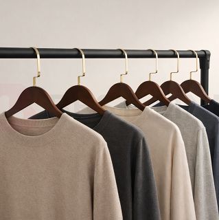 Wieszak GLAMOUR z poprzeczką Dark Wood - 4