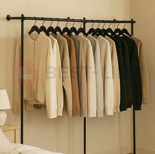 Regał niski 250x150x40cm BLACK - 3