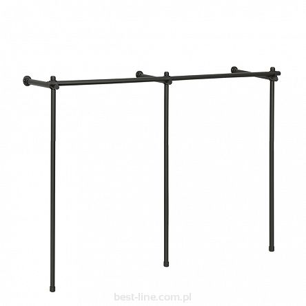 Regał niski 250x150x40cm BLACK