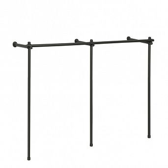 Regał niski 250x150x40cm BLACK