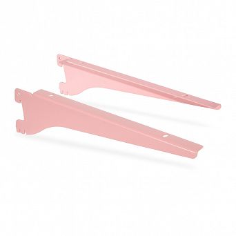 Wsporniki pod półkę 30cm PINK szyny universal