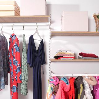 Garderoba jednomodułowa - OPTI-W5 - WHITE - 3