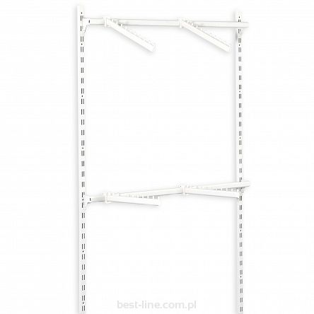 Garderoba jednomodułowa - OPTI-W4 - WHITE