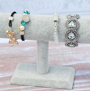 Ekspozytor na biżuterię szary (pojedynczy) - 2