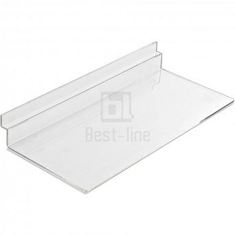Półka (plexi) Slatwall PP523