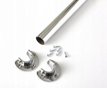 Drążek meblowy do szafy (komplet)