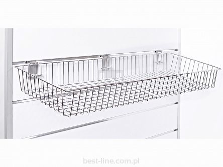 Kosz 90cm z drutu na panel Slatwall