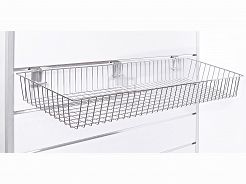 Kosz 90cm z drutu na panel Slatwall